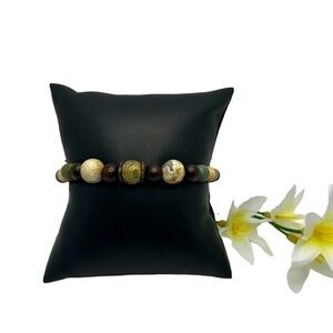 Handmade Stone/Wood Bracelet